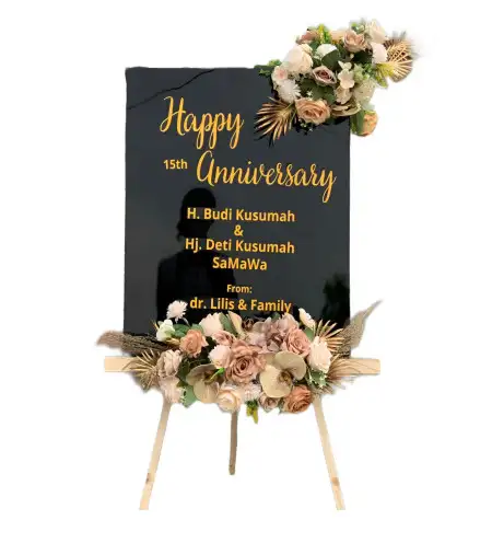 Papan Bunga Akrilik Manguharjo